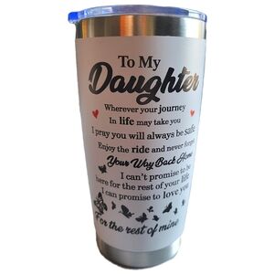 Water Tumbler Gift For Daughter NWOT